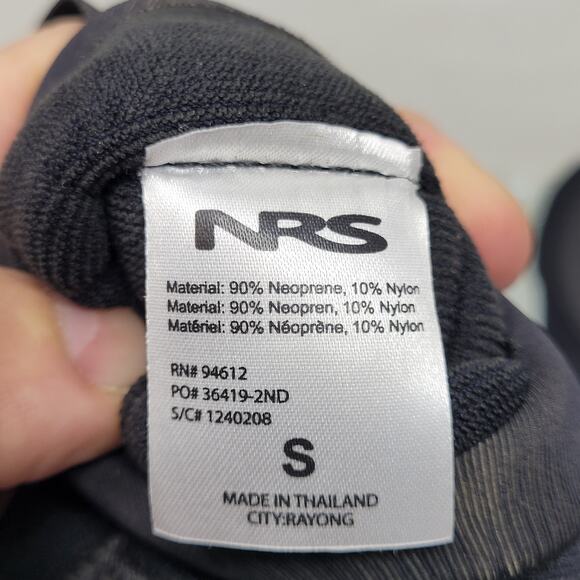 NRS UNISEX Toaster Mitts Neoprene Kayak Paddling Grip Titanium Series Size Small - Picture 6 of 6